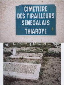 © Dr. P.Herzberger-Fofana. Le cimetière de Thiaroye, à 20 kms de Dakar, est dédié aux victimes du massacre du 1er décembre 1944